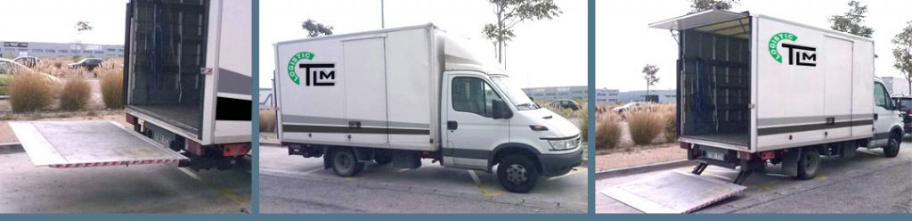 con trampilla elevadora Tlm Transportes